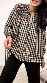 Camisa Vichy Detalles